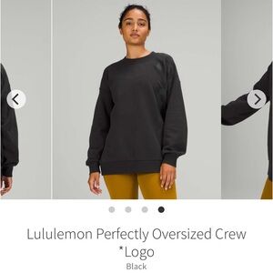 Lululemon Perfectly Oversized Crew *Logo